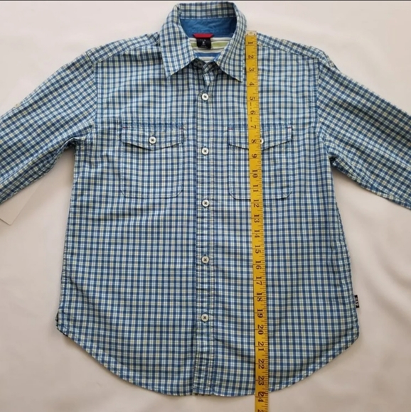 Gap Striped Button Down Shirt Sz 8 - Picture 10 of 11